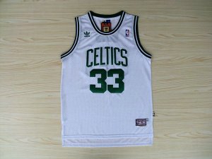 Maillot De Basket Boston Celtics Larry Bird 33 Eyed Tennis Fans Blanc